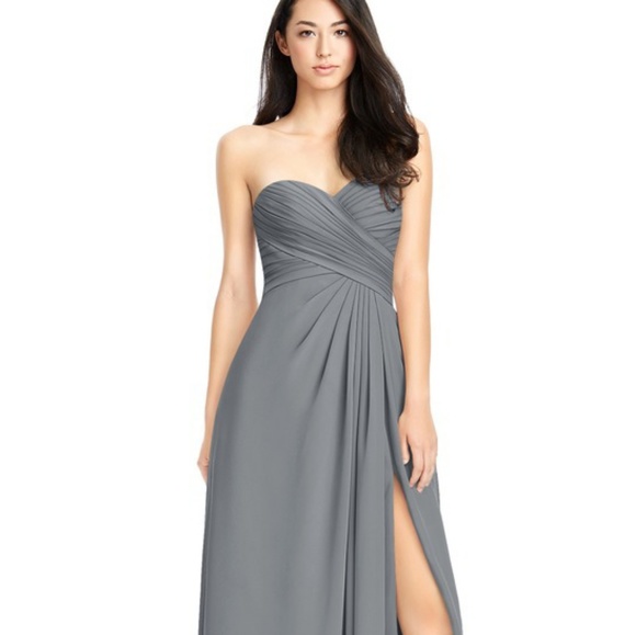 steel grey gown